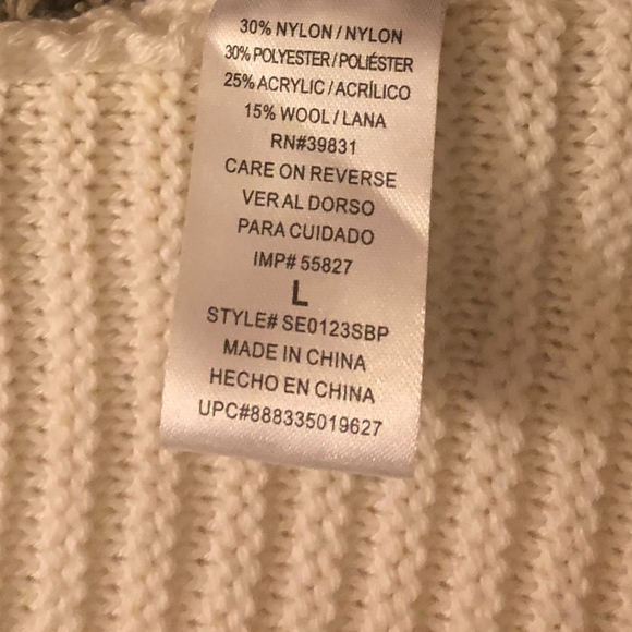 V.Good SAM ELDERMAN LG Diamond Back Knit Sweater - Picture 5 of 8